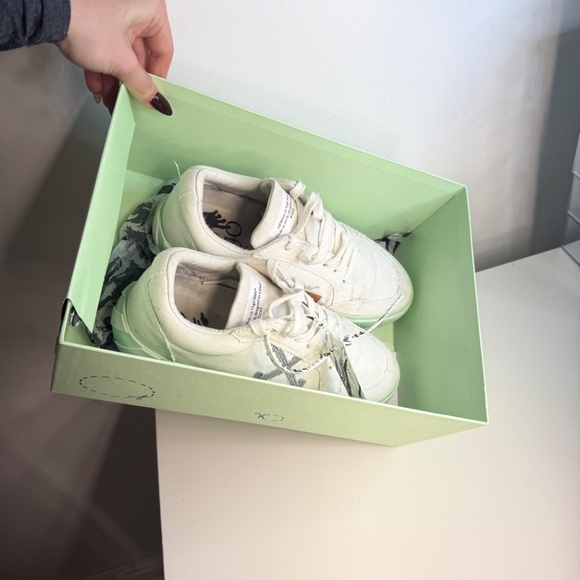Off White Sneakers LOW VULCANIZED ECO CANVAS WHITE MINT 37EU - Picture 5 of 5